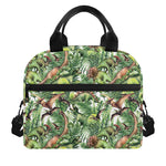 Dinosaur And Prehistoric Plants Print Insulated Lunch Bag