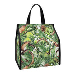 Dinosaur And Prehistoric Plants Print Insulated Lunch Tote