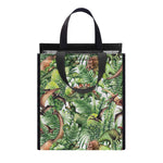 Dinosaur And Prehistoric Plants Print Insulated Lunch Tote