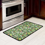 Dinosaur And Prehistoric Plants Print Kitchen Mat