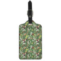 Dinosaur And Prehistoric Plants Print Luggage Tag