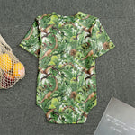 Dinosaur And Prehistoric Plants Print Men's Bodysuit