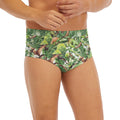 Dinosaur And Prehistoric Plants Print Men's Briefs
