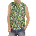 Dinosaur And Prehistoric Plants Print Men's Fitness Tank Top