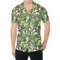Dinosaur And Prehistoric Plants Print Men's Shirt