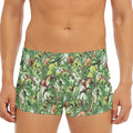 Dinosaur And Prehistoric Plants Print Men's Short Boxer Briefs