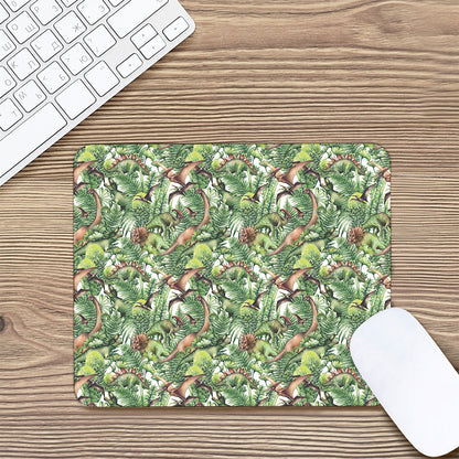 Dinosaur And Prehistoric Plants Print Mouse Pad