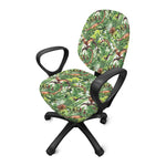 Dinosaur And Prehistoric Plants Print Office Chair Cover