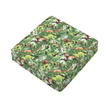 Dinosaur And Prehistoric Plants Print Outdoor Seat Cushion Cover