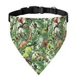 Dinosaur And Prehistoric Plants Print Over The Collar Dog Bandana