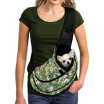 Dinosaur And Prehistoric Plants Print Pet Sling Carrier