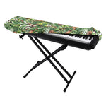 Dinosaur And Prehistoric Plants Print Piano Keyboard Cover