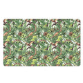Dinosaur And Prehistoric Plants Print Polyester Doormat