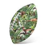 Dinosaur And Prehistoric Plants Print Rugby Ball