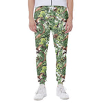 Dinosaur And Prehistoric Plants Print Scuba Joggers