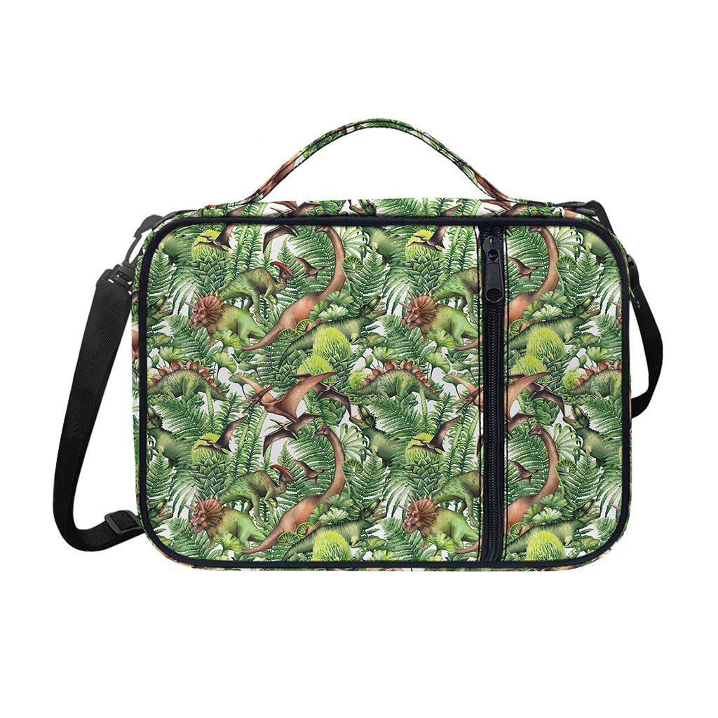 Dinosaur And Prehistoric Plants Print Shoulder Strap Bible Bag