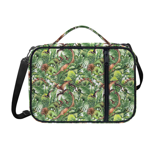 Dinosaur And Prehistoric Plants Print Shoulder Strap Bible Bag