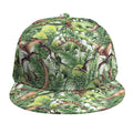 Dinosaur And Prehistoric Plants Print Snapback Cap