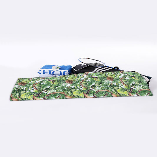 Dinosaur And Prehistoric Plants Print Sports Towel