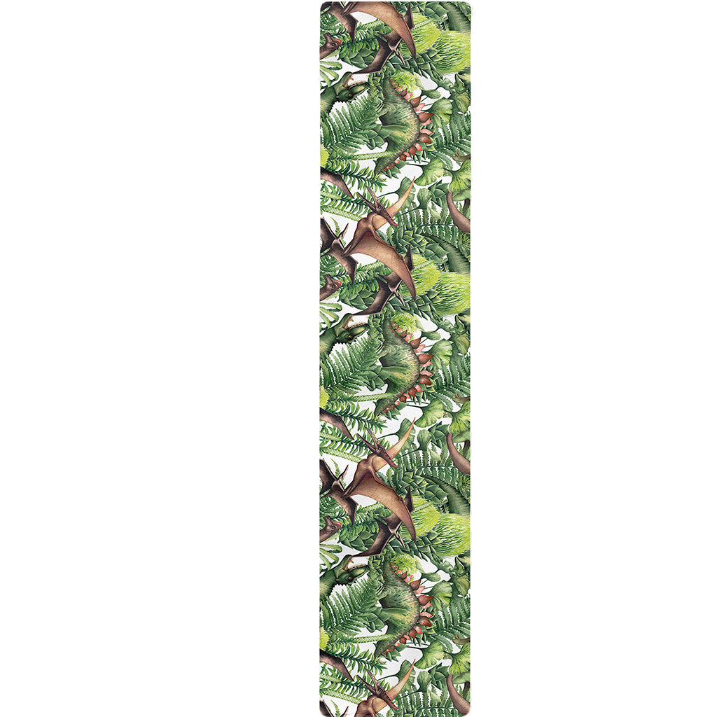 Dinosaur And Prehistoric Plants Print Table Runner