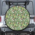 Dinosaur And Prehistoric Plants Print Tire Cover