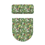 Dinosaur And Prehistoric Plants Print Toilet Lid And Tank Cover Set
