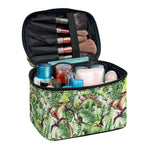 Dinosaur And Prehistoric Plants Print Travel Makeup Bag