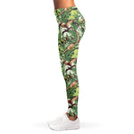 Dinosaur And Prehistoric Plants Print Women's Leggings