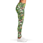 Dinosaur And Prehistoric Plants Print Women's Leggings