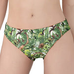 Dinosaur And Prehistoric Plants Print Women's Panties