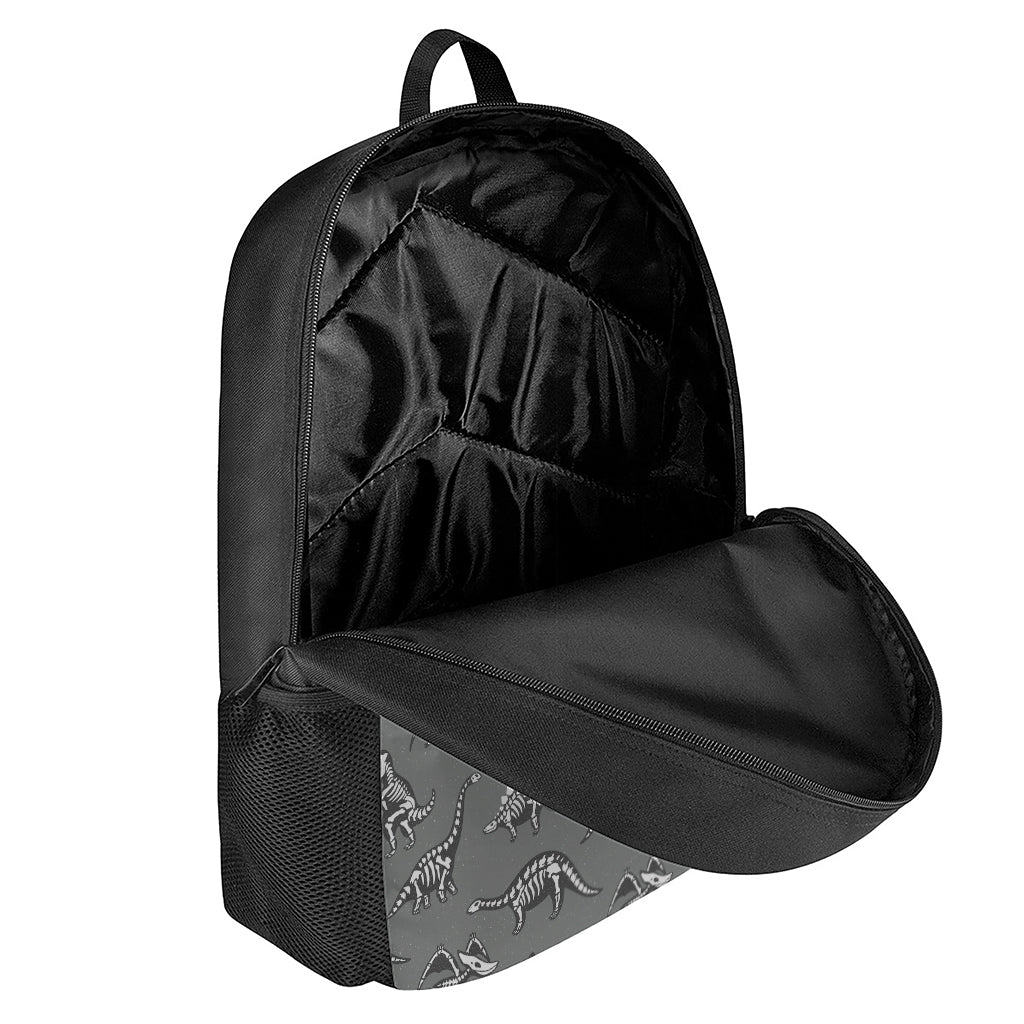 Dinosaur Fossil Pattern Print 17 Inch Backpack