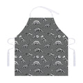 Dinosaur Fossil Pattern Print Adjustable Apron