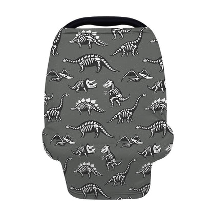 Dinosaur Fossil Pattern Print Baby Seat Cover