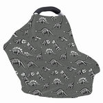 Dinosaur Fossil Pattern Print Baby Seat Cover