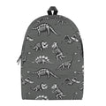 Dinosaur Fossil Pattern Print School Backpack