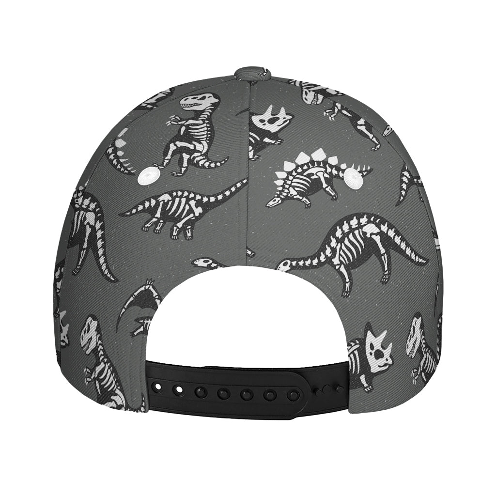 Dinosaur Fossil Pattern Print Baseball Cap