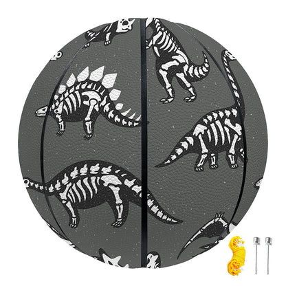 Dinosaur Fossil Pattern Print Basketball