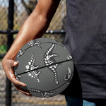Dinosaur Fossil Pattern Print Basketball