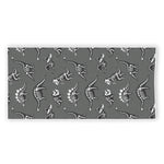Dinosaur Fossil Pattern Print Beach Towel