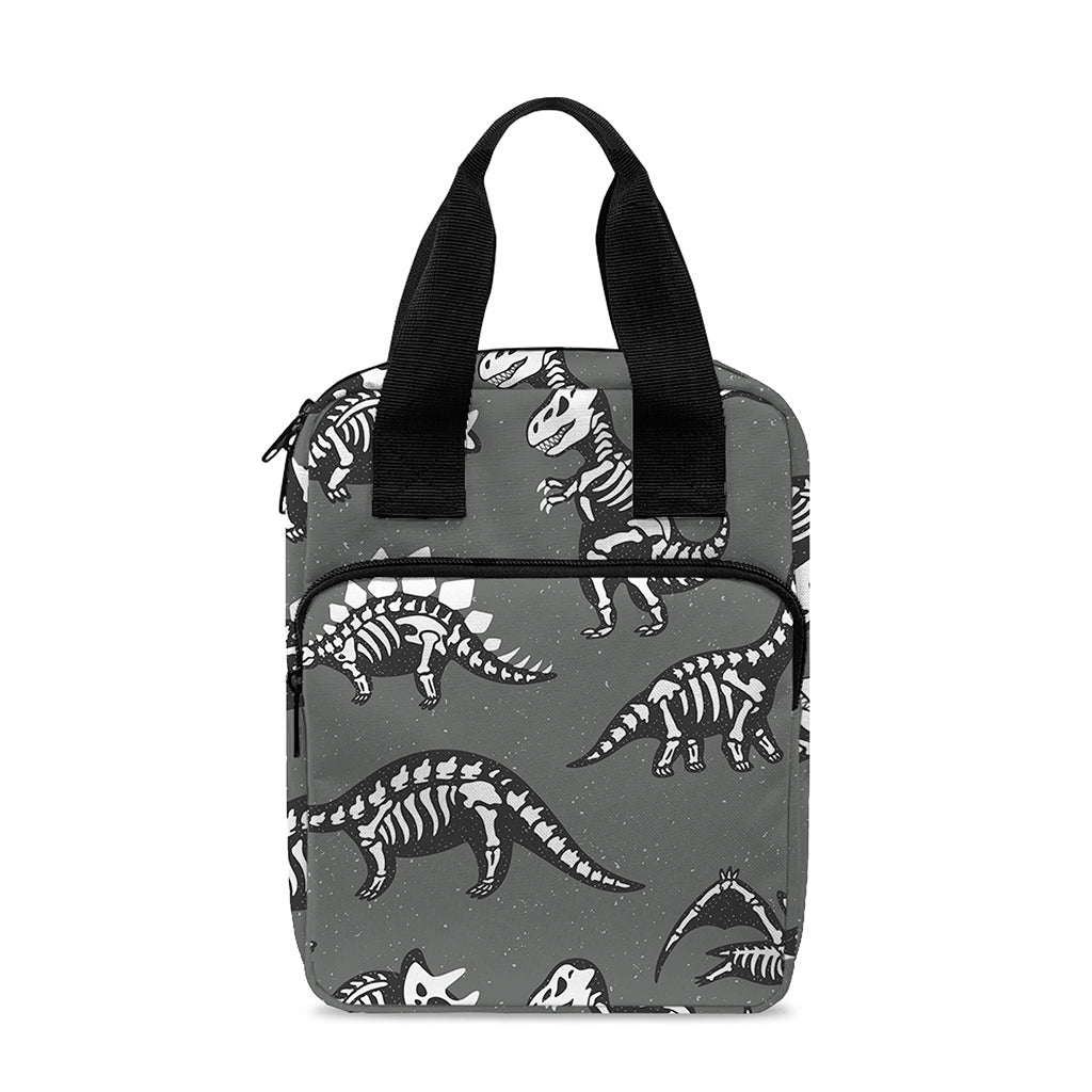 Dinosaur Fossil Pattern Print Bible Tote Bag