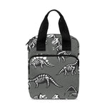 Dinosaur Fossil Pattern Print Bible Tote Bag
