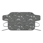Dinosaur Fossil Pattern Print Car Windshield Snow Cover