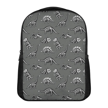 Dinosaur Fossil Pattern Print Casual Backpack