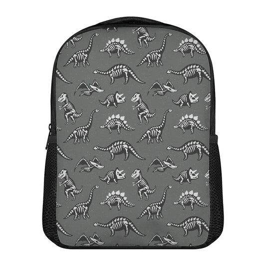 Dinosaur Fossil Pattern Print Casual Backpack