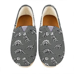 Dinosaur Fossil Pattern Print Casual Shoes