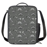 Dinosaur Fossil Pattern Print Crossbody Lunch Bag