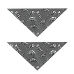 Dinosaur Fossil Pattern Print Dog Bandana