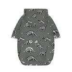 Dinosaur Fossil Pattern Print Dog Zip Up Hoodie