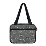 Dinosaur Fossil Pattern Print Double Strap Bible Bag