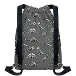 Dinosaur Fossil Pattern Print Drawstring Backpack